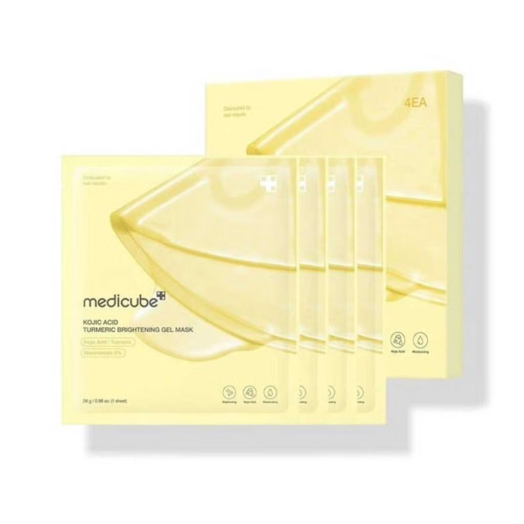 Medicube
Medicube Kojic Acid Turmeric Brightening Gel Face Sheet Mask, Pack of 4's