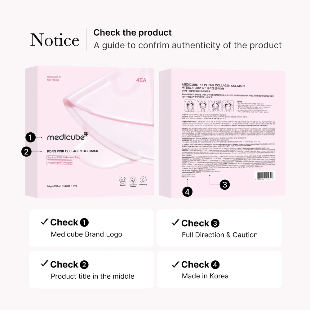 Medicube
Salmon DNA PDRN Pink Collagen Jelly Gel Mask 4ea