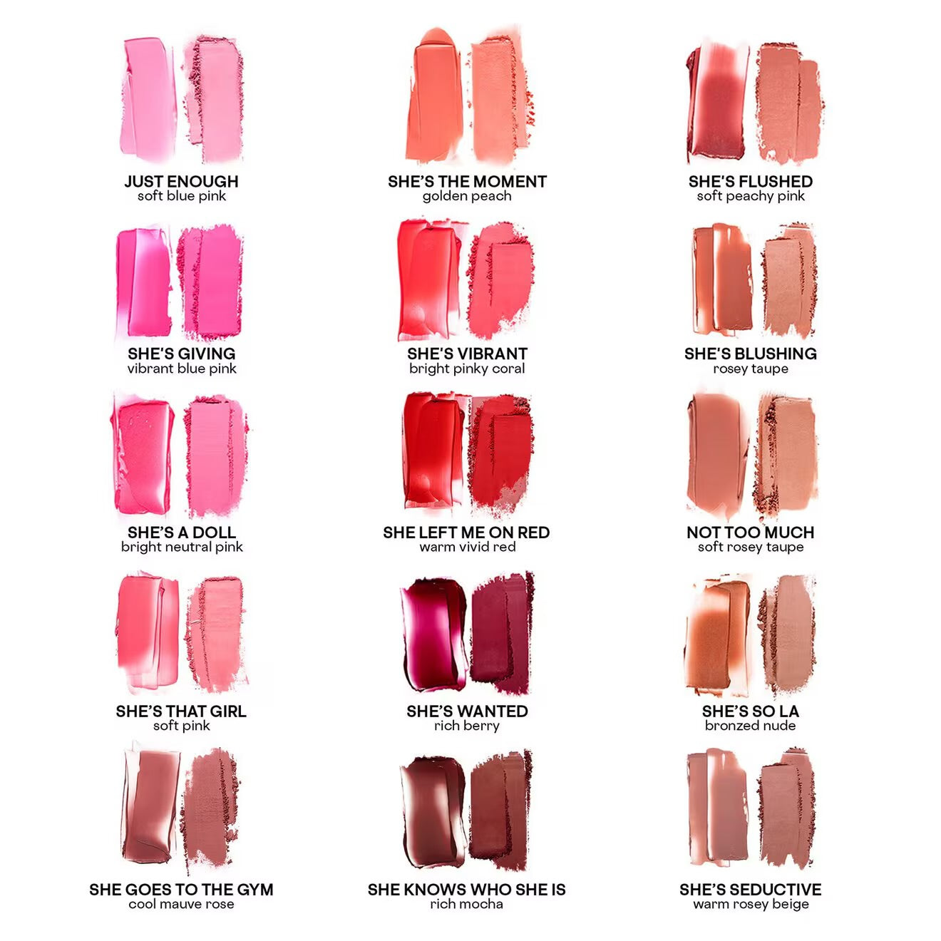 PATRICK TA
Major Headlines Double-Take Crème & Powder Blush Duo
